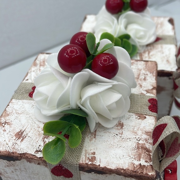 Valentine's Day Wooden Gifts, Valentine's Day Tiered Tray Decor - Picture 14 of 14